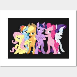 Mane Six Posters and Art